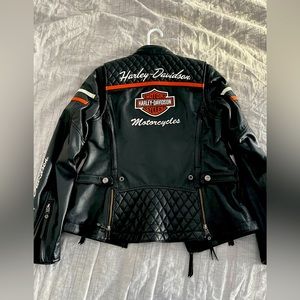 Leather Harley-Davidson riding jacket
